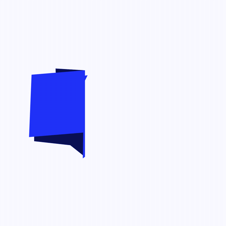 Folded-banner unfold